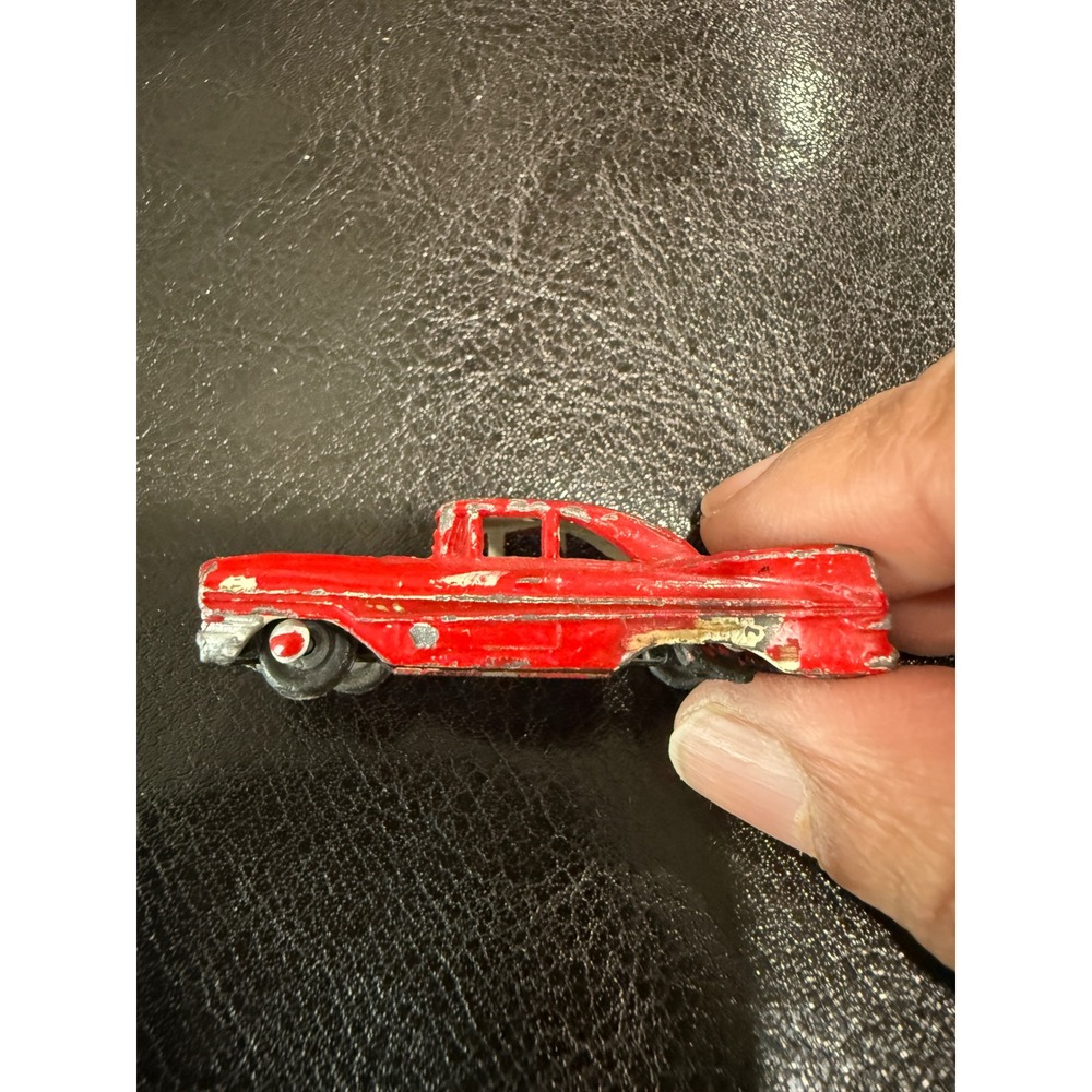 RHI Brandtoys Diecast Metal Red Classic Car Japan Vintage Toy